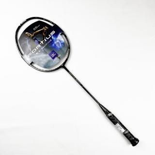 【MIZUNO 美津濃】羽球拍 FORTIUS 50SPIRIT 黑x鐵灰x金 4U5 約83g(73MTB15001)