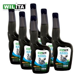 【WILITA 威力特】德國OMC2奈米全效引擎還原改質劑380ml汽油精 汽油新增劑 柴油精(柴油車6入超值組)