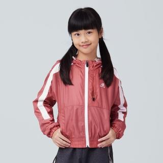 【BATIS 巴帝斯】玩色拼接風衣外套 - 女童 - 三色(防風、防潑水)