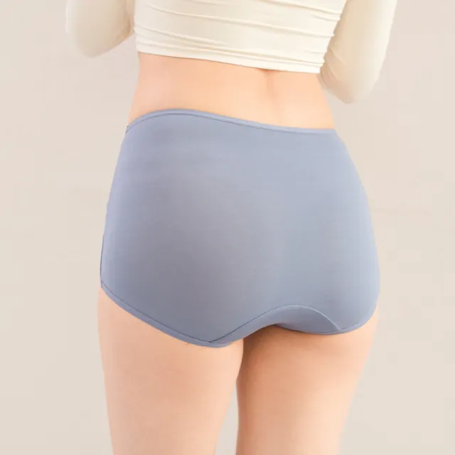 【SHIANEY 席艾妮】台灣製 天絲棉 加大尺碼  中腰內褲 加強包覆