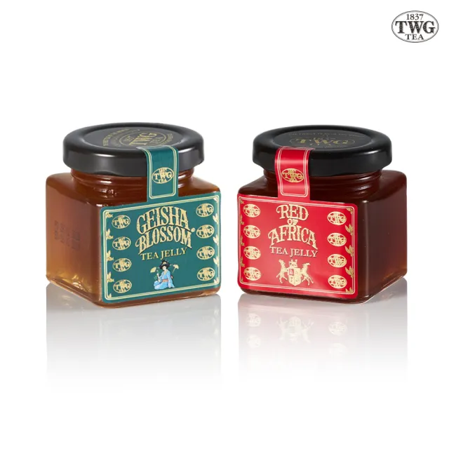 【TWG Tea】雙入茶香果醬禮盒組(蝴蝶夫人& 非洲紅茶 100公克/罐)