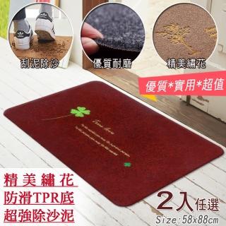 【DTW】蹭蹭墊刮泥除沙防滑地墊-加大款(2片任選)