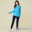 【betty’s 貝蒂思】半開拉鍊素色針織毛衣(藍色)