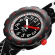 【Flik Flak】兒童手錶 先馳得點 GOAL ! 兒童錶 編織錶帶 瑞士錶 錶(34.75mm)