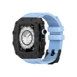 Apple Watch 44/45mm 碳纖維精緻商務保護殼錶帶 適用於iWatch