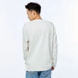 【JEEP】男裝 寬版吉普車海報印刷厚磅長袖T恤(白色)