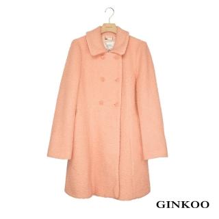 【GINKOO 俊克】羊毛翻領大衣