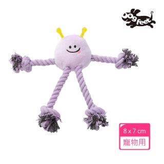 【Dogfeet】寵物星球玩具《怪獸》發聲玩具 潔牙玩具(貓狗適用 啾啾聲 繽紛色彩 寵物玩具 抗憂鬱玩具)