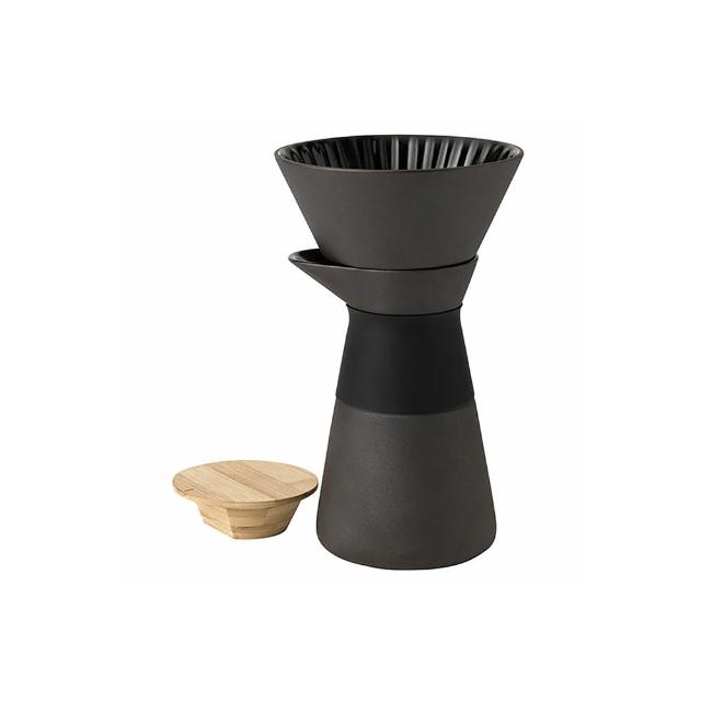 【Stelton】Theo石陶滴漏式咖啡壺附竹蓋