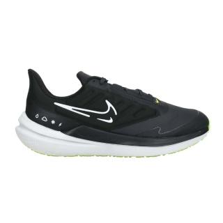 【NIKE 耐吉】AIR WINFLO 9 SHIELD男防潑水透氣慢跑鞋-輕量 黑白(DM1106-001)