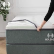 【HOLD-ON】舉重床經典版PRO 床墊三件組 單人加大3.5尺(硬式獨立筒床墊與弓形彈簧下墊的完美組合)