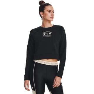 【UNDER ARMOUR】UA官方直營 女 巨石強森 Project Rock 長袖上衣 1373600-001(黑)