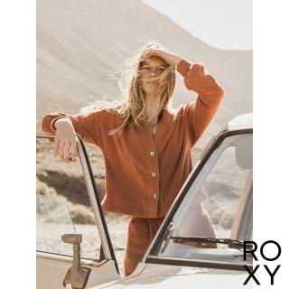 【ROXY】女款 女裝 長袖上衣 THREES COMPANY CARDI(咖啡色)