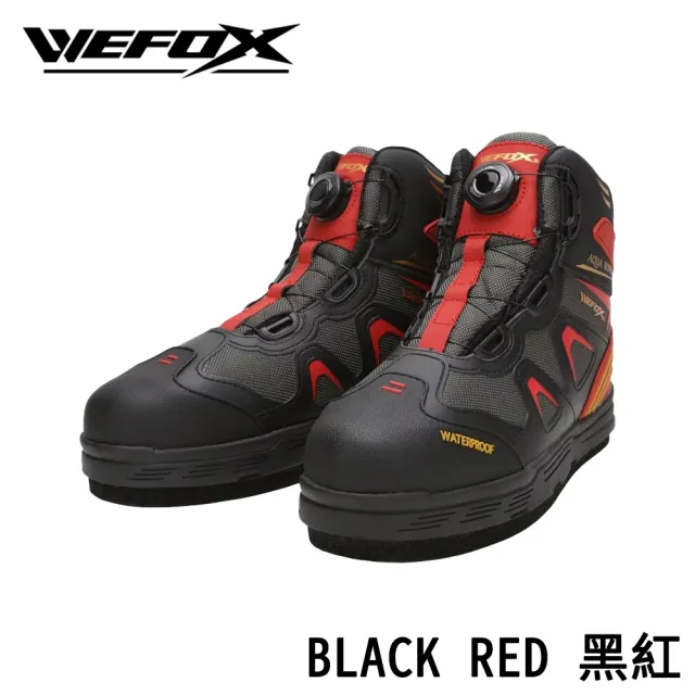 【RONIN 獵漁人】Wefox 旋鈕式磯釣鞋 WDX-1058(磯釣鞋 船磯 可更換底部 旋轉鈕設計)