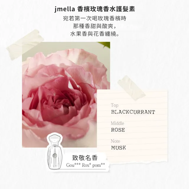 【JMELLA】香水洗髮乳 3入組(任選3件)