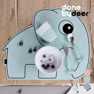 【Done by deer】矽膠餐墊-小象款(三色可選)