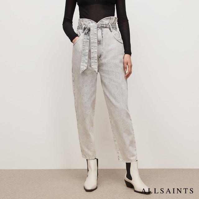 【ALLSAINTS】SAMMY 高腰純棉大口袋綁帶牛仔褲 WE001W(直筒版型)