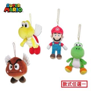 【Nintendo 任天堂】任天堂授權角色娃娃-Switch 耀西/瑪利歐/飛行慄寶寶/飛行慢慢龜 吊飾娃娃 任選一(S)