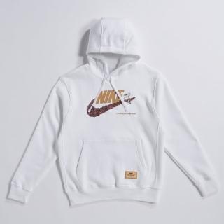 【NIKE 耐吉】NSW HOODIE 長袖上衣 帽T 刷毛 咖啡豆LOGO 保暖(DX6513-100)