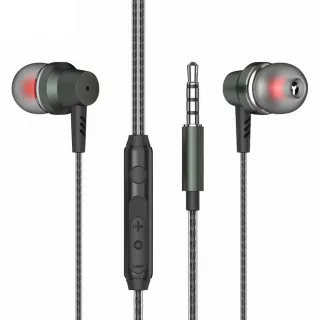 【LineQ】高音質鋁合金降噪重低音3.5mm入耳式有線耳機耳麥