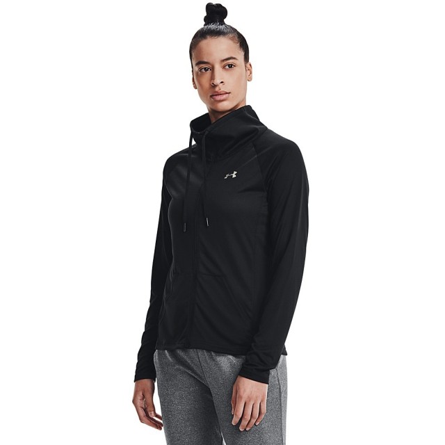 【UNDER ARMOUR】雙11 Tech外套 女款 休閒外套 黑色(1319383-001)