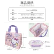 【收納王妃】Sanrio三麗鷗 Hello kitty 玻璃保鮮盒+保溫保冷袋(580ml 分隔設計)