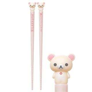 【San-X】拉拉熊 角色造型筷子 18cm 牛奶熊(Rilakkuma)