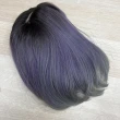 【魔髮樂】全頂假髮 時髦韓妞短髮 紫色漸層灰色 D3103