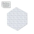 【比利時ReSkin】水泡剋星 矽膠防磨貼 胸貼 六角形4入(比利時 可水洗 醫療級矽膠 全方位)