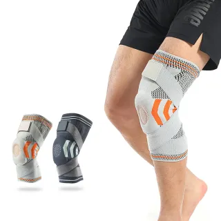 【kingkong】雙綁帶運動護膝 彈力騎行護具 保護膝蓋(單只)
