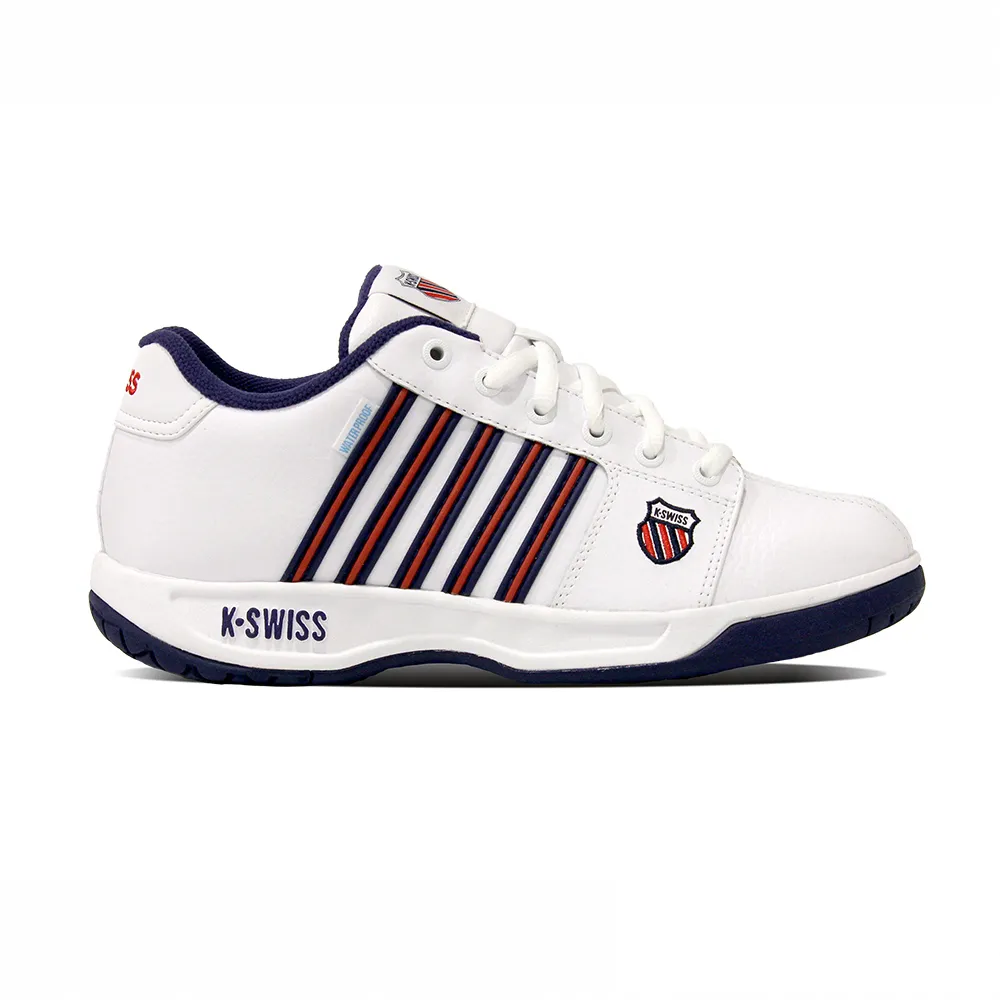 【K-SWISS】防水老爹鞋 Eadall WP-男-白/藍/紅(06781-112)