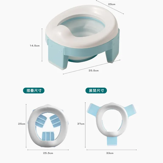 【kikimmy】多功能兒童隨行摺疊便盆 隨行學習馬桶 馬桶坐便器(戒尿布好幫手)