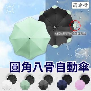 【BESTHOT】八骨反光安全推拉式圓角摺疊傘(防曬防紫外線傘 防戳傘 反光傘 大傘 雨傘鋒)