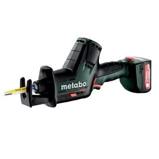 【metabo 美達寶】12V鋰電無刷單手軍刀鋸 2.0Ah套裝組 隨附攜帶箱(PowerMaxx SSE 12 BL)