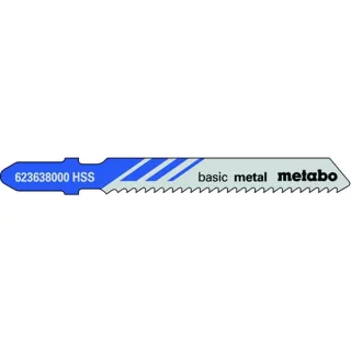 【metabo 美達寶】金屬線鋸片 51/ 2.0mm/ 12T T118B 5支/卡(623638000)
