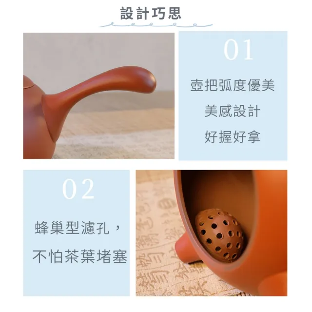 【台灣製造】經典日式側把壺 中 250ml 橫手急須壺 鶯歌陶藝之美(茶具 茶壺 朱泥 紫砂 泡茶壺 茶杯)