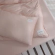 【GOLDEN-TIME】300織紗100%純淨天絲薄被套床包組-裸漾粉(雙人)