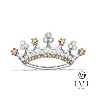 【IVI2002】甜心皇后珍珠皇冠造型胸針