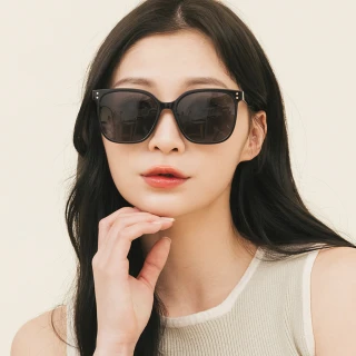 【ALEGANT】墨松黑度假風韓版復古時尚中性方框輕量TR90寶麗來偏光墨鏡/UV400太陽眼鏡(杜松的霜後枝枒)