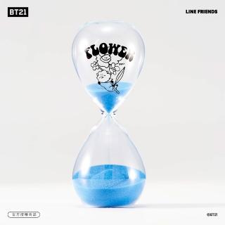 【CarryPlus】BT21花漾10分鐘沙漏計時器-RJ 深藍色(LINE FRIENDS官方授權)