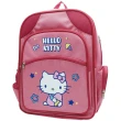【SANRIO 三麗鷗】高級雙層書包+餃型牛仔布便當袋組(Hello Kitty)