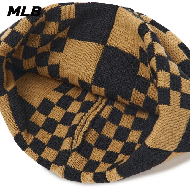 【MLB】針織毛帽 Checkerboard系列 波士頓紅襪隊(3ABNS0226-43BGS)