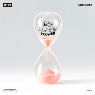 【CarryPlus】BT21花漾10分鐘沙漏計時器-COOKY 粉紅色(LINE FRIENDS官方授權)