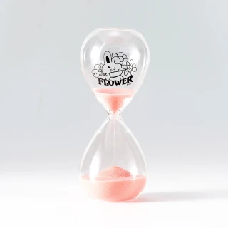 【CarryPlus】BT21花漾10分鐘沙漏計時器-COOKY_粉紅色(LINE FRIENDS官方授權)