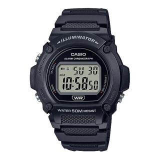 【CASIO 卡西歐】休閒運動電子錶(W-219H-1AV)