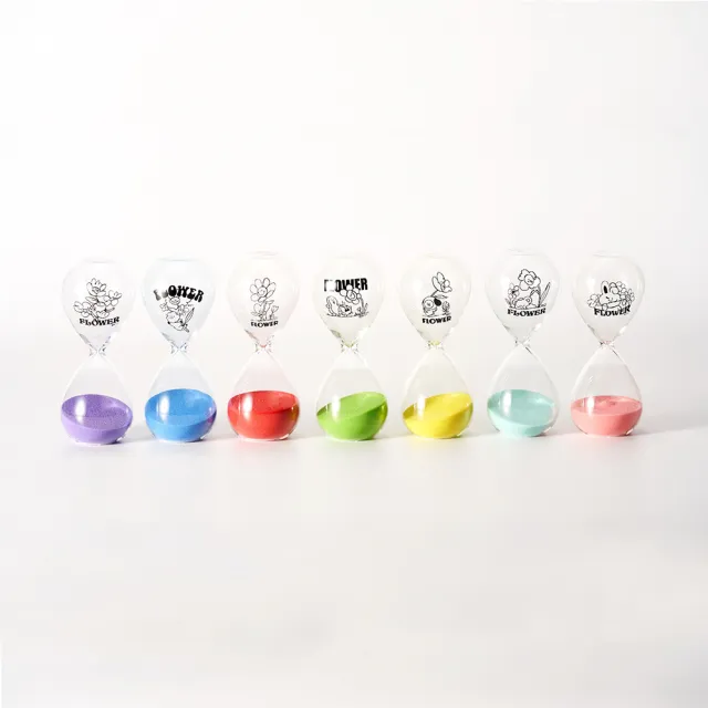 【CarryPlus】BT21花漾10分鐘沙漏計時器-MANG_紫色(LINE FRIENDS官方授權)