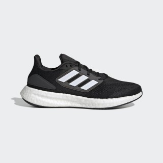 【adidas 愛迪達】運動鞋 慢跑鞋 男鞋 黑白 PUREBOOST 22(GZ5174)