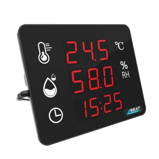 【Life工具】溼度計 電子溫濕度計 智能溫濕度計 電子顯示 130-LEDC3(智能溫濕度計 溼度計 測濕度儀器)