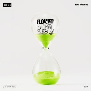 【CarryPlus】BT21花漾10分鐘沙漏計時器-SHOOKY 綠色(LINE FRIENDS官方授權)