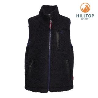 【Hilltop 山頂鳥】Hilltop Fleece 童款保暖搖粒絨刷毛背心 PH25XC10 深藍